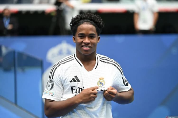 Wonderkid Brasil Endrick Dipinjamkan Real Madrid ke Lyon